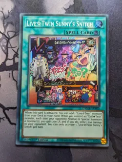 Yugioh - Live?Twin Sunny's Snitch - Super Rare- DAMA-EN062 - 1st Ed - VLP - Image 1