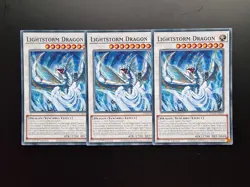 Lightstorm Dragon 1st Edition Common SUDA-EN043 Yu-Gi-Oh Card PLAYSET - Image 1