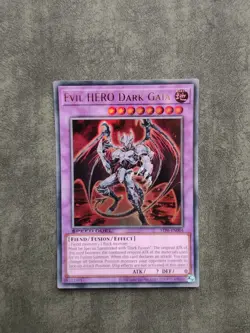 Evil HERO Dark Gaia STP6-EN004 Ultra Rare Near Mint Yugioh - Image 1