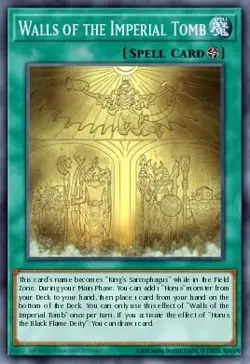 YUGIOH MP25-EN168 Walls of the Imperial Tomb Ultra 1st Edition NM - Image 1