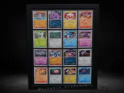 Black 16 Trading Card Frame for TCG, Pokemon, MTG, Sports Display Base Set Frame - Image 4