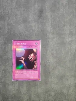 Trap Hole lob-058 1st Edition Super Rare Yu-Gi-Oh! light play - Image 3