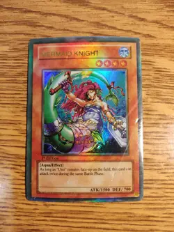 Yu Gi Oh Mermaid Knight Trading Card Game Konami 1st Edition - Image 1
