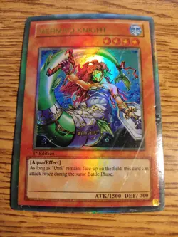 Yu Gi Oh Mermaid Knight Trading Card Game Konami 1st Edition - Image 2