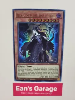 YuGiOh! Hela, Generaider Boss of Doom 1st Edition GFP2-EN090 Ultra Rare foil MN - Image 1
