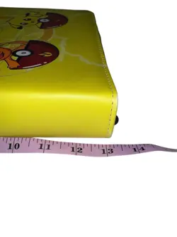Pokemon TCG Card Binder Yellow 900-Card Holder Squirtle Charmander Pikachu - Image 3
