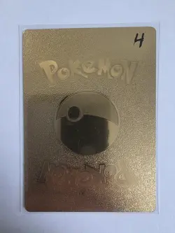 Blaine's Charizard Gold Pokemon Card 100 HP Roaring Flames - Image 2