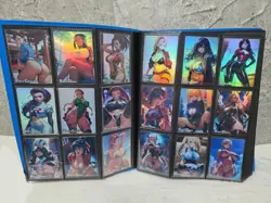 Binder Komplett Waifu Card Goddess Story 360 Holo Card TCG Rias, C18, Eve, Cammy - Image 2