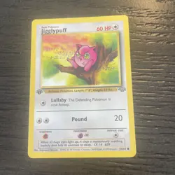 Jigglypuff 1st Edition Pokemon card - Jungle Set LP #54/64 - Image 1