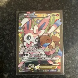 Sylveon EX RC32/RC32 Generations Full Art Pokemon Card - Excellent Condition - Image 1