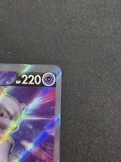 2022 Pokemon Mewtwo v Full Art Holo Promo Card SWSH229 Sword and Shield LP - Image 4
