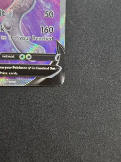2022 Pokemon Mewtwo v Full Art Holo Promo Card SWSH229 Sword and Shield LP - Image 5