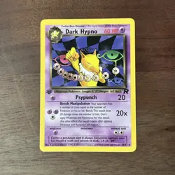 Dark Hypno - 26/82 - Pokemon Team Rocket 1st Edition Rare Card WOTC NM - Image 1