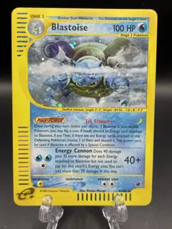 Blastoise Expedition 4/165 Holo Pokemon Card LP Clean - Image 1