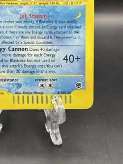 Blastoise Expedition 4/165 Holo Pokemon Card LP Clean - Image 4