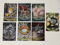 Pokemon Topps Chrome Series Kanto Set 42/151 + 6 Holo Cards Vintage + Bonus - Image 5
