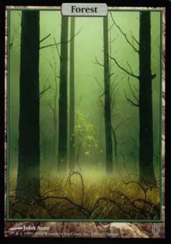 Forest (140) - Heavy Play MTG Unhinged - Image 1