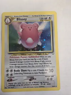 Pokemon TCG Blissey Neo Revelation Holo Rare Card 2/64 - Image 1