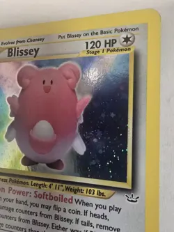 Pokemon TCG Blissey Neo Revelation Holo Rare Card 2/64 - Image 4