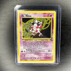 Mr. Mime 6/64 - Jungle #6 Vintage WOTC Holo Rare Pokemon Card - Image 1