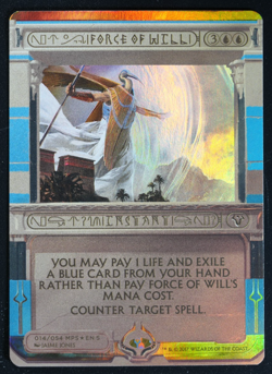 Force of Will Foil Amonkhet Invocation MTG Card Magic the Gathering - Image 1