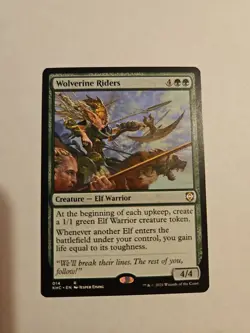 Wolverine Riders Kaldheim Commander MTG Magic Card Regular - Image 1
