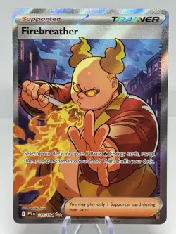 Firebreather 119/094 Ultra Rare Phantasmal Flames Pokemon TCG Card Mint - Image 1