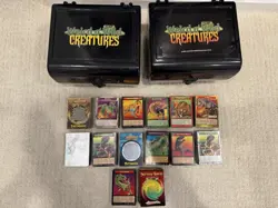 98% COMPLETE Weird n Wild Creatures LOT 1700+ (896 Info, 820+ Trading Cards) - Image 3