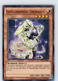 Yu-Gi-Oh TCG Satellarknight Unukalhai AP07-EN005 Unlimited Super Rare Card NM - Image 1