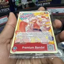 (RARE!) ONE PIECE CARD GAME MONKEY.D.LUFFY PREMIUM BANDAI CARD GAMES FEST 23-24 - Image 4
