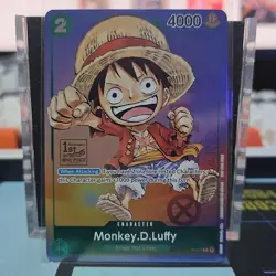 Monkey D Luffy P-037 1st Anniversary Tournament STAMP Promo One Piece Card - Image 1