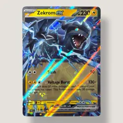 Pokemon TCG - Zekrom ex 034/086 Double Rare Holo Card - Black Bolt (NM) - Image 1