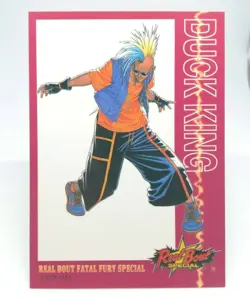 DUCK KING REAL BOUT Fatal Fury Special SNK GAMEST Collection card - Image 1