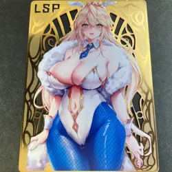 Goddess Story Gold METAL Card - Serial Number #117/200! Saber Anime *READ* - Image 1