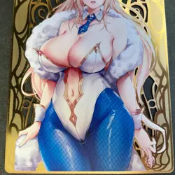 Goddess Story Gold METAL Card - Serial Number #117/200! Saber Anime *READ* - Image 3