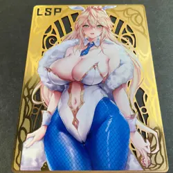 Goddess Story Gold METAL Card - Serial Number #117/200! Saber Anime *READ* - Image 4