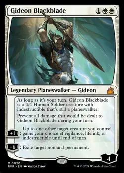 1x Gideon Blackblade - Ravnica Remastered - Near Mint, English - MTG! - Image 1