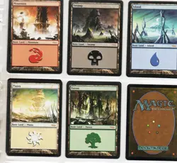 MTG (Magic : The Gathering) - ARNENA LEAGUE PROMO : 2004 (MIRRODIN) : LAND SET - Image 2