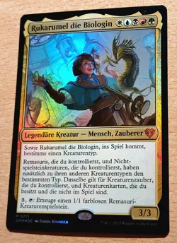 "Kleine Sliver Queen" FOIL Rukarumel, Die Biologin / Biologist, Remasuri, Magic - Image 1