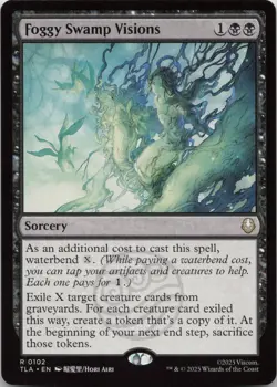 Foggy Swamp Visions R Avatar: The Last Airbender 102 NM MTG - Image 1