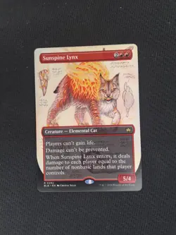 Sunspine Lynx - Borderless - BLB - NM - MTG - Image 1