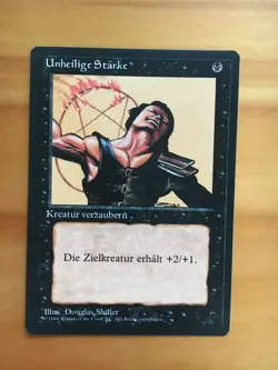 Mtg Fbb Unholy Strength German NM/SP - Image 1
