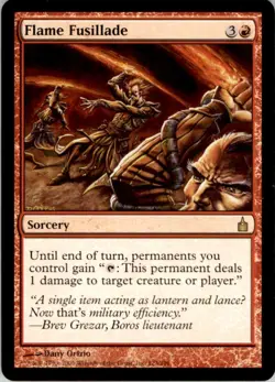 2005 Ravnica: City of Guilds Flame Fusillade #123 Light Play - Image 1