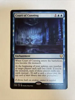 1x Mtg Commander Legends Court Of Cunning NM/M Magic The Gathering - Image 1