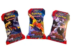 Pokemon TCG Destined Rivals Sleeved Booster X3 Sealed Packs English 3 Pack - Image 1