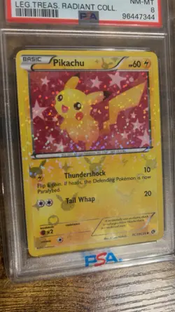 Pokemon Pikachu 2013 B&W Legendary Treasures Radiant Collection #RC7/RC25 - Image 2