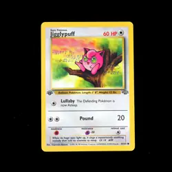 1999 Pokemon - 1st Edition Jigglypuff 54/64 Jungle Set Non-Holo LP Vintage - Image 1
