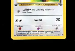 1999 Pokemon - 1st Edition Jigglypuff 54/64 Jungle Set Non-Holo LP Vintage - Image 4