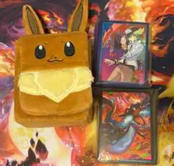Eevee Plush Deck Box from Prismatic Evolutions Super-Premium Collection - Image 1