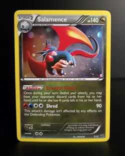 Pokemon TCG - SALAMENCE - 8/20 - COSMOS HOLO PROMO - XY DRAGON VAULT (2012) - LP - Image 1